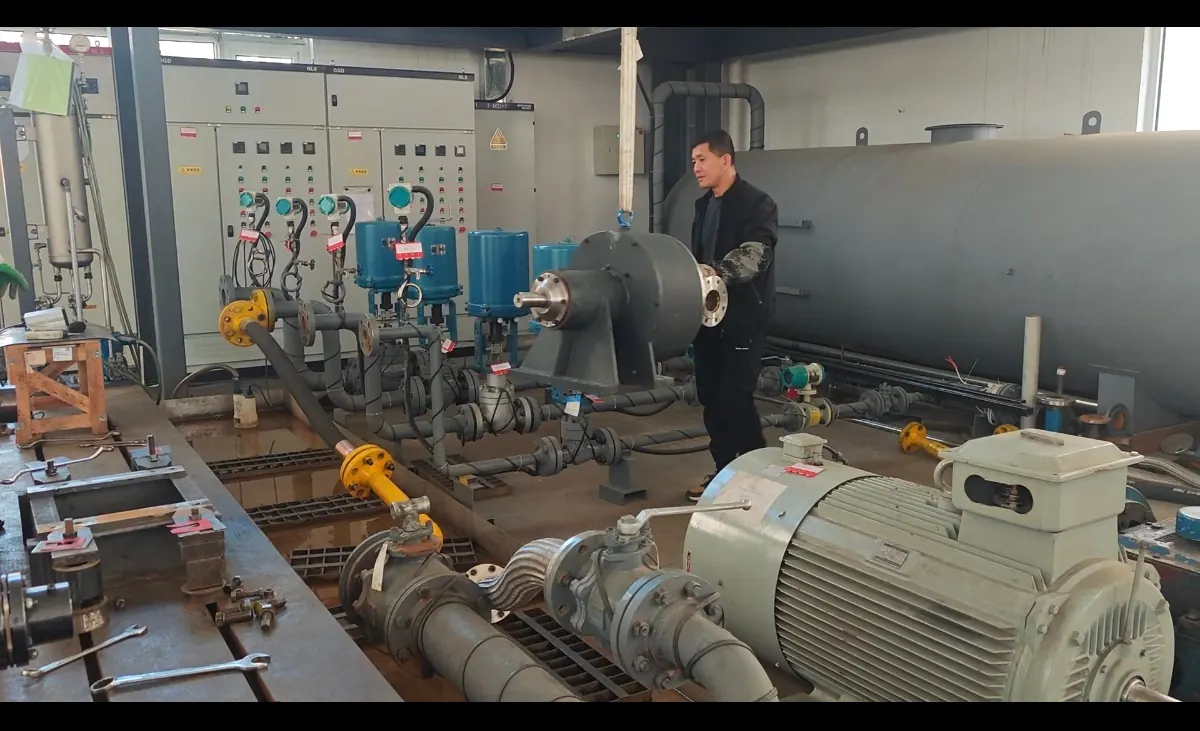 Pitot tube pump on the EHIK performance test bench